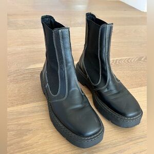 Anthropologie black boots